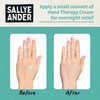 SALLYEANDER Heavy Duty Hand Therapy Cream 2oz Best Hand Cream for Dry Cracked Hands Moisturize Dry Skin Scented with Nat