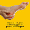 FUTURO Therapeutic Arch Support Helps Relieve Symptoms of Plantar Fasciitis Adjustable
