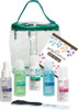 Gena FeetToGo At Home Pedicure Kit Foot Spa Pedi Kit Travel Set with Pedi Soak Callus Softener Gel Spray Scrub Tool