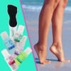 Gena FeetToGo At Home Pedicure Kit Foot Spa Pedi Kit Travel Set with Pedi Soak Callus Softener Gel Spray Scrub Tool