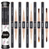 Yasterd Nail Art Brush Set Professional 5pcs DoubleEnded Nail Art Brushes for Long Lines Thin Liner brush for Nails Deta