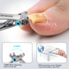 Toenail Clippers for Seniors Thick Toenails Wide Jaw Opening Large Toe Nail Clippers for Thick Ingrown Nails Professiona