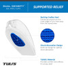 Tulis Dual Density Gel Heel Cups for Heel Spurs Severs Disease and Heel Pain Relief 1 Pair Regular