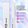 PANA Jumbo DoubleSided Emery Nail File for Manicure Pedicure Natural and Acrylic Nails Zebra Grit 100180 50 Piece Pack
