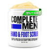 COMPLETE FOR MEN Hand and Foot Scrub Exfoliating Feet Hand Exfoliant Sugar Scrub for Dry Skin Moisturizing Rough Skin Re