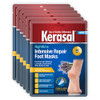 Kerasal Nighttime Intensive Repair Foot Masks Foot Mask for Cracked Heels and Dry Feet Six Pairs