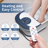 Tenswa Collapsible Foot Spa Bath Massager with Heat Bubbles Pedicure Foot Spa with 8 Rollers Tub for Stress Relief Soake