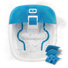 HoMedics Bubble Bliss Deluxe Foot Spa with Heat Massaging Arch 3 Acupressure Attachments Splash Guard Raised Nodes Creat