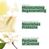 Panier des Sens Small Hand Cream for Dry Cracked Hands Jasmine Mini Hand Lotion for Dry Skin With Sweet Almond and Olive