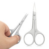 ROUSE Cuticle Scissors Professional Grooming Scissors Stainless Steel Eyebrow ScissorsEyelashCuticle Scissors