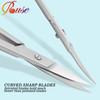 ROUSE Cuticle Scissors Professional Grooming Scissors Stainless Steel Eyebrow ScissorsEyelashCuticle Scissors