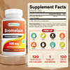Best Naturals Bromelain Proteolytic Digestive Enzymes Supplements, 500 mg, 120 Tablets - Supports Healthy Digestion, Joint Health, Nutrient Absorptio online at globaldelivered