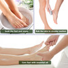 Natural Foot Pumice Stone for Feet Borogo 2Pack Lava Pedicure Tools Hard Skin Callus Remover for Feet and Hands White