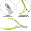 YINYIN Professional Cuticle Trimmer with Pusher and Cutter Stainless Steel Cuticle Clippers for Fingernails and Toenails