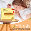TEWEAE 2 in 1 Ginger Foot Pads 40Pads Tear and Use Premium Natural Ingredients Ginger Powder Bamboo Vinegar FootPads wit