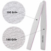 BTYMS 100 Count 100180 Grit Nail Files for Acrylic Nails Double Sided Emery Boards Reusable Nail Buffing Files
