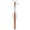 Rolabling Nail Brush Kolinsky Sable Acrylic Nail Art Brush Professional Red Wooden Nail Brush 14