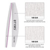 BTYMS 25Pcs 100180 Grit Nail File and Buffer Professional DoubleSided Emery Boards for Acrylic Gel Natural Nails