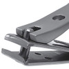 Kohm Curved Blade Edge Nail Clipper with Nail File Swing Out SS Wide Jaw Toenail Clippers for Thick Nails Large Nail Cli