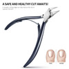 FERYES Toenail Clipper Straight Blade for Ingrown and Thick Nails Stainless Steel and Sharp Pointed Tip Ingrown Nail Cli