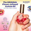 Blossom Cuticle Oil for Nails Hydrating Moisturizing Scented Nail Oil Cuticle Care Infused with Real Flowers Made in USA