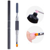 ArtBeauty 2pcs Polygel Brush and Picker DualEnded 2 IN 1 Design Stainless Steel Gel Nail Brush Polygels Slice Tool for P