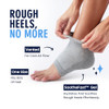 Dr Fredericks Original Moisturizing Heel Socks for Dry Cracked Heels Treatment Infused with Olive Oil Jojoba Oil and Vit