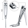 Bememo 12 Pcs Stainless Nail Clippers Set Fingernail Clippers and Toenail Cutter Tool Set Men Women Elder Home Travel Sa