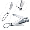 Bememo 12 Pcs Stainless Nail Clippers Set Fingernail Clippers and Toenail Cutter Tool Set Men Women Elder Home Travel Sa