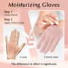 Evridwear Cotton Moisturizing Gloves Overnight Touchscreen for Dry Hands SPA Eczema Hand Care Day and Night Moisturizing