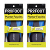 PROFOOT Plantar Fasciitis Orthotic Insoles for Men Sizes 813 Gel Shoe Inserts for Instant Heel Pain Relief and Arch Supp