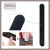 20 Pack 100180 Grit Nail Files Black Professional Reusable Emery Boards Nail File Manicure Tool Suitable for Both Acryli
