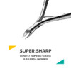 Rui Smiths UltraPremium Stainless Steel Cuticle Nippers Professional Stainless Steel Cuticle Cutters Spanish Handle Roun