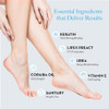 Bodipure AllIn1 Moisturizing Foot Mask Keratin Vitamin E Foot Mask for Dry Cracked Feet Callus Heel Softening EasytoUse