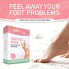 Dermora Soft Touch Foot Peel Mask Pack of 2 Feet Peeling Masks for Dry Cracked Heels Calluses Exfoliating Foot Mask Peel