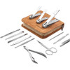 FAMILIFE Manicure Set Nail Professional Kit Manicure Kits Nail Clipper Sets 13PCS Stainless Steel Pedicure Sets Mens Gro