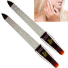 Camila Solingen CS17 Sapphire Metal Nail File for Natural Nails Fingernail and Toenail Care 5 Double Sided Coarse and Fi