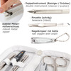 3 Swords Germany brand quality 5 piece manicure pedicure grooming kit set for professional finger toe nail care scissors