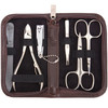 3 Swords Germany brand quality 6 piece manicure pedicure grooming kit set for professional finger toe nail care scissors