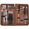3 Swords Germany brand quality 16 piece manicure pedicure grooming kit set for professional finger toe nail care scissor