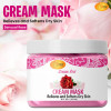 SPA REDI Body and Foot Cream Mask Sensual Rose 16 Oz Pedicure Massage for Tired Feet and Body Hydrating Fresh Skin Infus