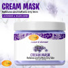 SPA REDI Body and Foot Cream Mask Lavender and Wildflower 16 Oz Pedicure Massage for Tired Feet and Body Hydrating Fresh