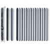 ForPro Professional Collection OFiles Fat Buffer 2401200 Grit DoubleSided Manicure Pedicure Nail Buffer IndividuallyWrap