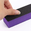 20 Pcs Nail Buffer Block Sponge Sanding Buffing File 80120 Grit 3 Sides Nail Files for Manicure Nail Tools Purple Black