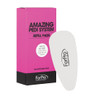 ForPro Professional Collection Amazing Pedi System Refill Strips White 80 Grit Pedicure File Refills 5 L x 25 W 20Count