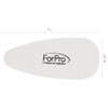 ForPro Professional Collection Amazing Pedi System Refill Strips White 80 Grit Pedicure File Refills 5 L x 25 W 20Count