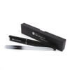 GLiane Crystal Nail FileProfessional Double Sided Glass Fingernail Files with CaseManicure for Natural Acrylic Gels Nail