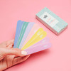 ZMOI Professional Mini Nail File 12 Stylish Practical Fingernail File Pack for Natural and Acrylic Nails 100180 Emery Bo