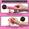 FANDAMEI Nail Care Kit Nail Files 100180 Nail Buffer Block Cuticle Nippers Cuticle Trimmer Cuticle Pusher Nail Tools Nai