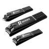 Nail Clippers Set Matte Stainless Steel 3 pcs fingernail Clippers Slant EDG Toenail Clipper Cutter The Best Gift Nail Cl